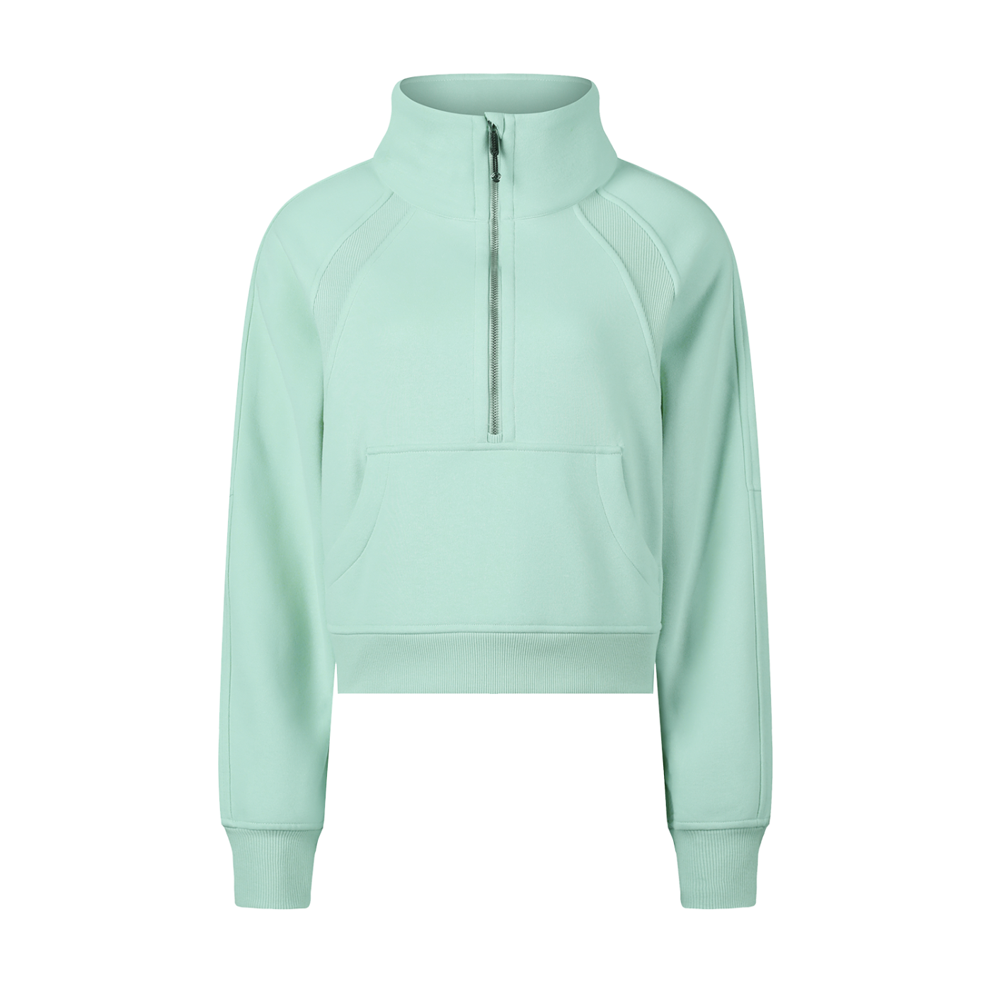 FYN Cropped Half-Zip Sweatshirt