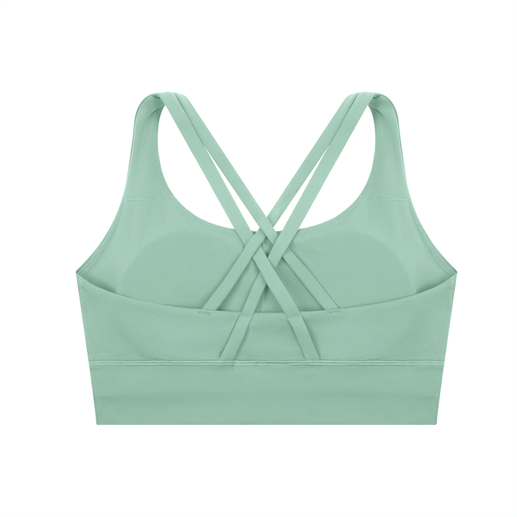 FYN Women's Strappy Criss-Cross Sports Bra