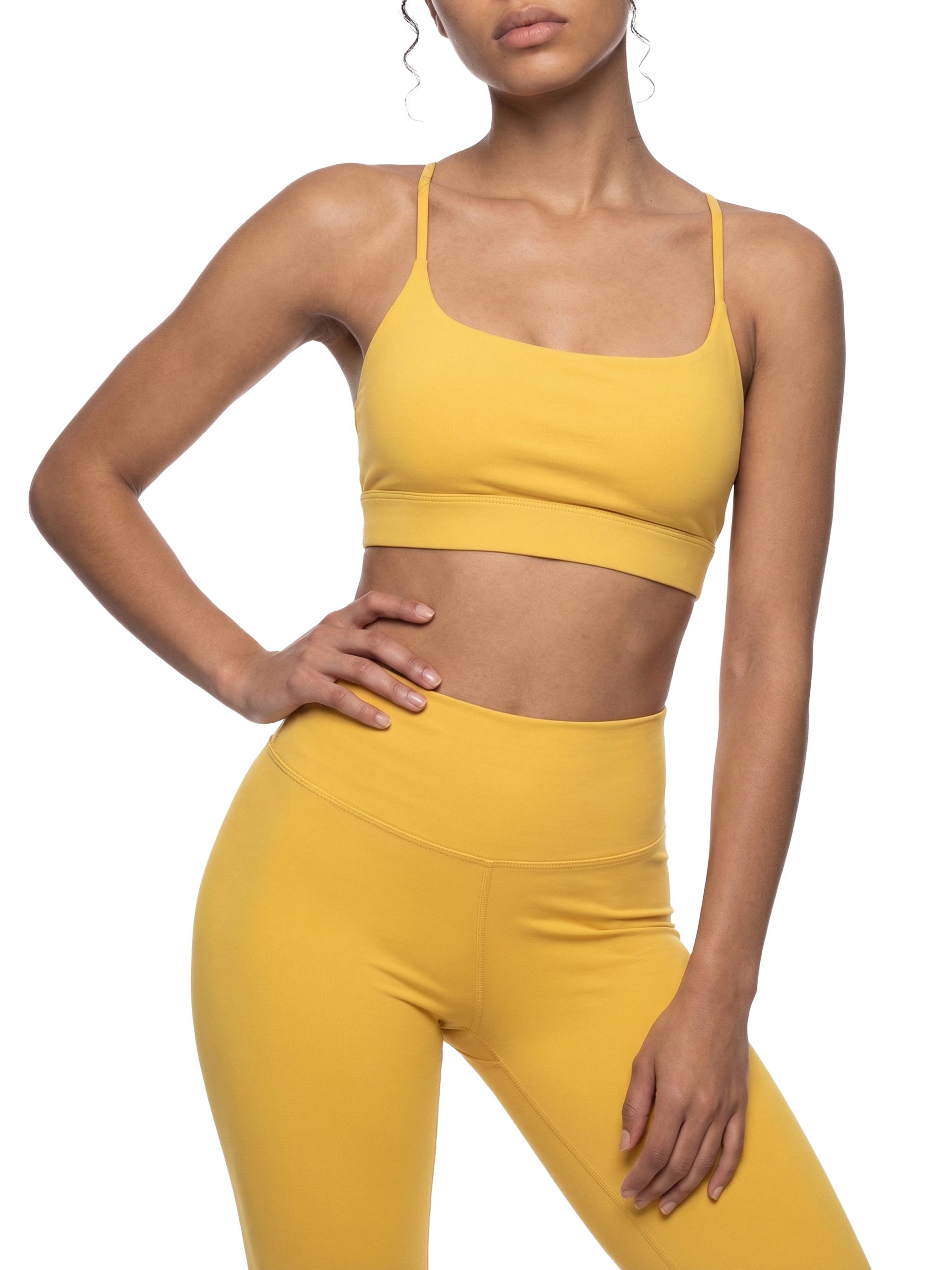 FYN Strappy Criss-Cross Yoga Sports Bra